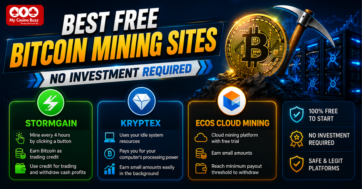 Free Bitcoin Mining Sites Without Investment
